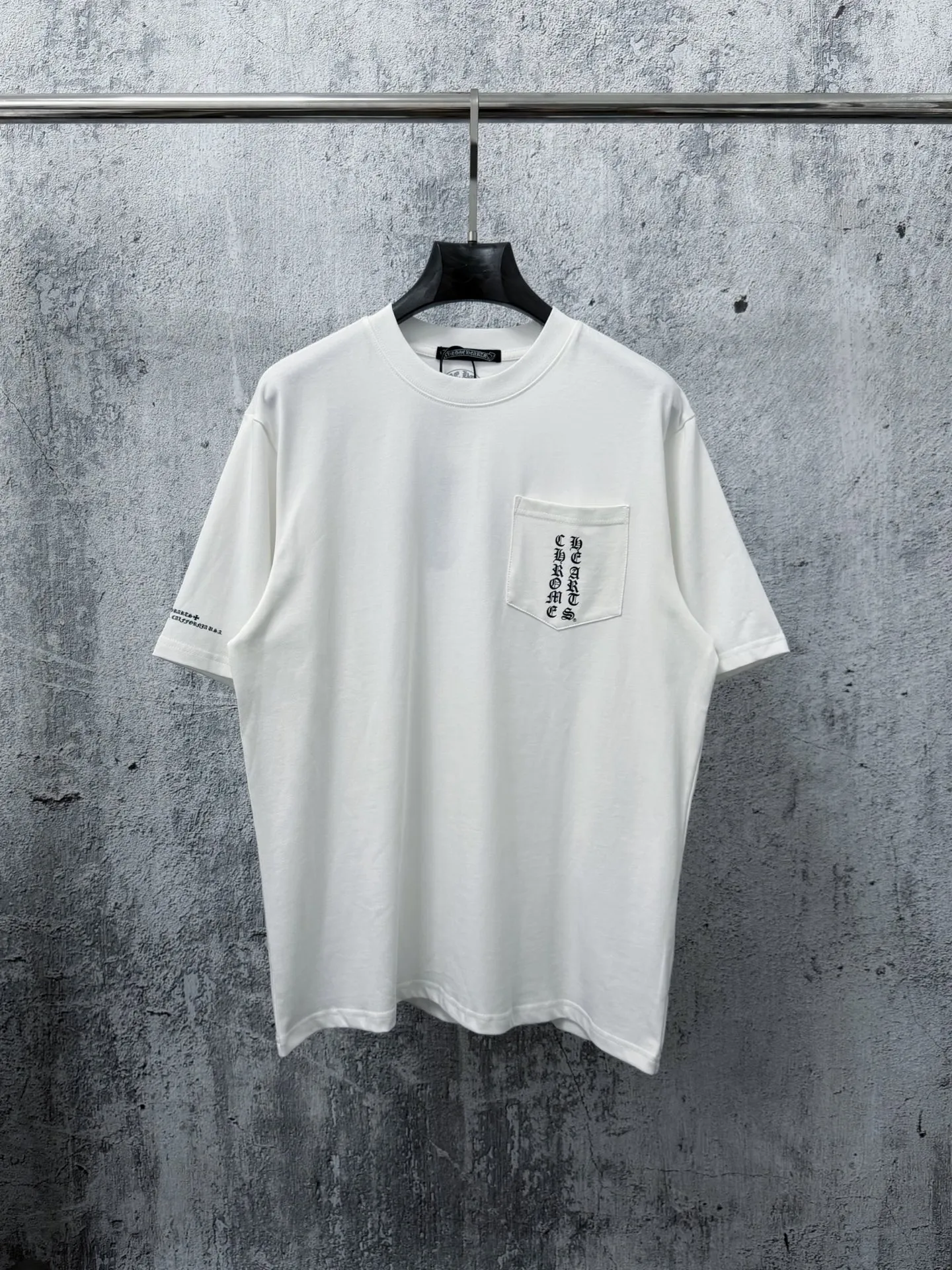 【Chrome Hearts】 25ss T Same Style T Versatile : Black White Size：S-XL